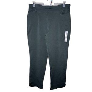 NWT Croft & Barrow Steel ankle Pull Up Stretch Pant Slim Ankle Stretch Pants 16R